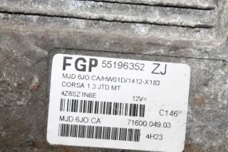55196352 Блок управления двигателем Opel Combo C Арт e12030010, вид 2