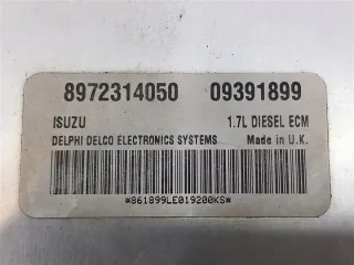 8972314050 9391899 Блок управления двигателем Opel Astra G Арт e12029966, вид 2