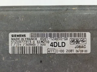 6S61-12A650-GD 2003-2007 Блок управления двигателем Mazda 2 DY Арт e12029043, вид 2