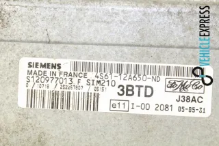 4S6112A650ND Блок управления двигателем Ford Fiesta 4 Арт e12028153, вид 2