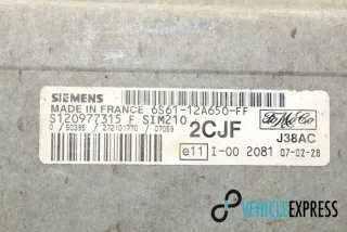 6S6112A650FF Блок управления двигателем Ford Fiesta 5 Арт e12027951, вид 1