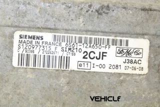 6S6112A650FF Блок управления двигателем Ford Fiesta 5 Арт e12027950, вид 2