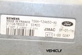 1S6A12A650AD Блок управления двигателем Ford Fiesta 5 Арт e12027918, вид 3