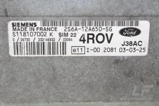 2S6A12A650SG Блок управления двигателем Ford Fiesta 5 Арт e12027789, вид 2