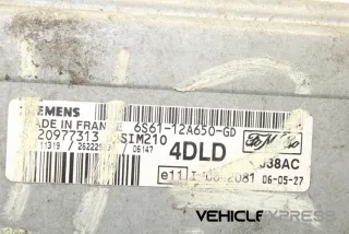 6S6112A650GD Блок управления двигателем Ford Fiesta 5 Арт e12027768, вид 1
