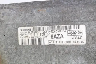 4S6112A650EA Блок управления двигателем Ford Fiesta 5 Арт e12027664, вид 1