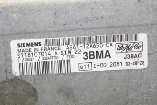 4S6112A650CA Блок управления двигателем Ford Fiesta 6 Арт e12027643, вид 3