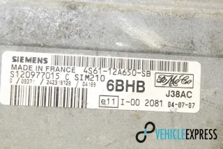 4S6112A650SB Блок управления двигателем Ford Fiesta 7 Арт e12027559, вид 1