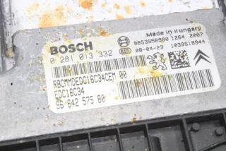 0281013332 Блок управления двигателем Citroen C3 Picasso Арт e12026802, вид 4