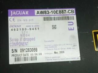 AW83-10E887-CB Блок навигации Jaguar XF 250 Арт e12022564, вид 5