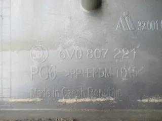 6V0807221 Бампер передний Skoda Fabia 3 Арт e12010849, вид 12