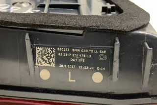 630253 Фонарь задний левый BMW 5 G30/G31 Арт e12007989, вид 8