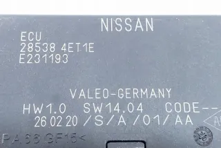 285384ET1E Блок управления (другие) Nissan Qashqai 2 Арт e12003358, вид 2
