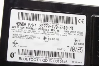 39770TV0E510M1 Блок управления (другие) Honda Civic 9 Арт e12000209, вид 4