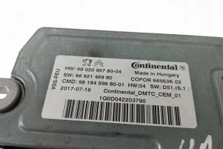 9802096780 Блок управления (другие) Citroen C5 2 Арт e11999166, вид 1