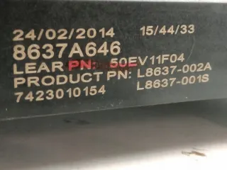 Блок предохранителей Mitsubishi ASX 2010г. 8637A646 L8637-002A 2010- - Фото 2