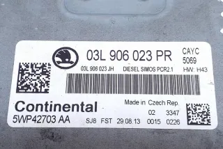03L906023PR Блок управления двигателем Skoda Superb 2 Арт e11981564, вид 2