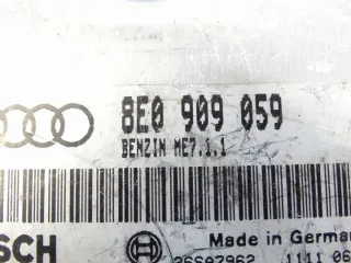 8E0909059 17424174878 Блок управления двигателем Audi A4 B6 Арт e11977459, вид 3