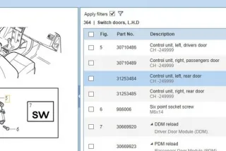 31253484 Моторчик стеклоподъемника Volvo S40 2 Арт e11964207, вид 2