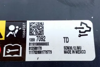 13597092 Блок AirBag Opel Corsa E Арт e11960596, вид 1