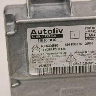 9665396680 Блок AirBag Citroen C4 1 Арт e11960379, вид 7