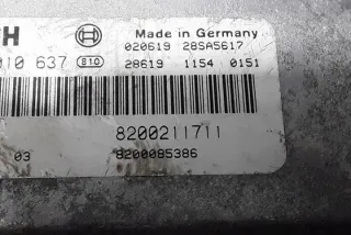 BG01_ 8200211711 Блок управления двигателем Renault Vel Satis Арт e11954535, вид 1