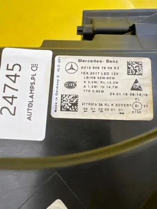A2139067606 Фара правая Mercedes E W213 Арт e11937780, вид 2