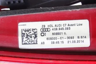 4G9945093 Фонарь задний левый Audi A6 C7 (S6,RS6) Арт e11932663, вид 4