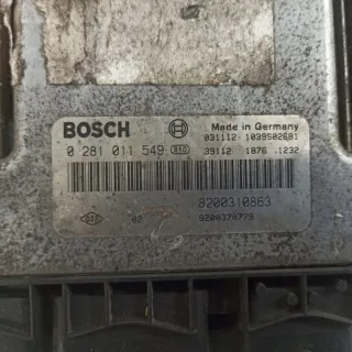 0281011549 8200310863 Блок управления двигателем Renault Megane 2 Арт e11927499, вид 2