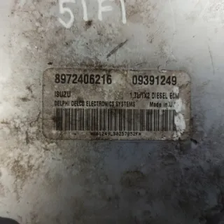 8972406216 09391249 Блок управления двигателем Opel Astra G Арт e11926960, вид 2