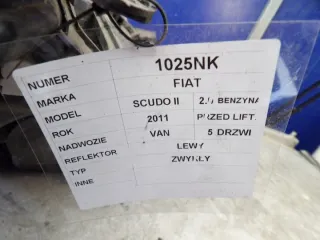 89902605 Фара левая Fiat Scudo 2 Арт e11902810, вид 4