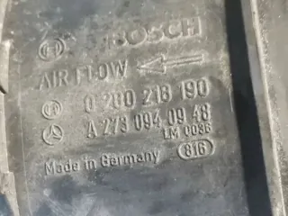 2730940948 Расходомер воздуха Mercedes S W221 Арт e11896427, вид 4