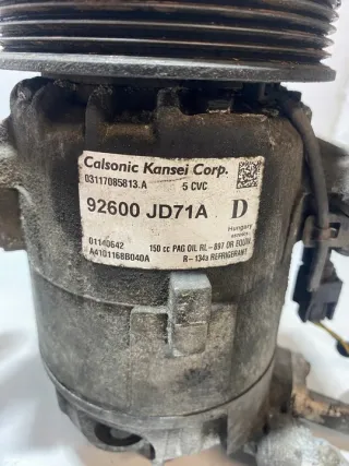 92600JD71A 92600JY02A Компрессор кондиционера Nissan Qashqai 2 Арт e11888633, вид 2
