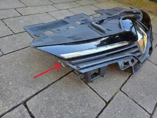 622561012R 16-2020 Решетка радиатора Renault Clio 4 Арт e11873287, вид 2