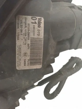 2005-2008 81110-0H010 Фара правая Toyota Aygo 1 Арт e11859003, вид 2