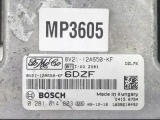 8V2112A650KF Блок управления двигателем Ford Fiesta 5 Арт e11850090, вид 2