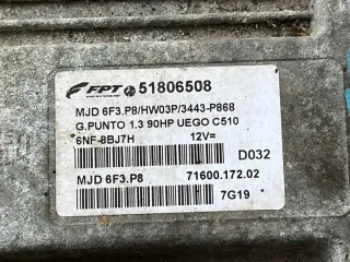 51806508 2005-2012 Блок управления двигателем Fiat Punto 3 Арт e11850038, вид 2