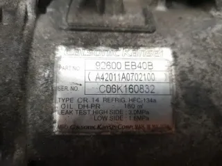 92600EB40B Компрессор кондиционера Nissan Navara D40 Арт e11845072, вид 6