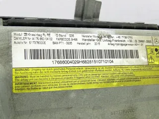 A1768600402 Подушка безопасности Mercedes A W176 Арт e11842385, вид 3