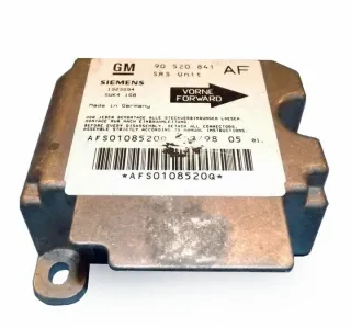 90520841 Блок AirBag Opel Astra G Арт e11836131, вид 3