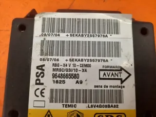 9648665580 Блок AirBag Citroen C5 1 Арт e11815286, вид 4