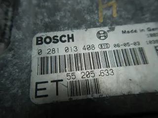 0281013408 55205633 Блок управления двигателем Opel Vectra C  Арт e11803434, вид 3