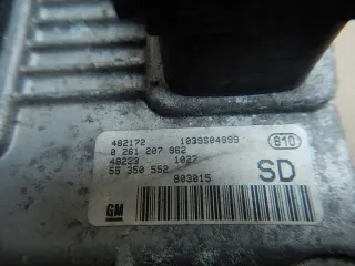 55350552 0261207962 Блок управления двигателем Opel Corsa C Арт e11803408, вид 4