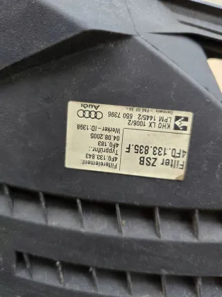 4F0133835F 4F0133843 Корпус воздушного фильтра Audi A6 C6 (S6,RS6) Арт e11797383, вид 3