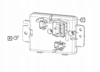 68249814AG 68249814AG, K68249814AG Блок управления (другие) Jeep Wrangler JK restailing Арт e11783937, вид 3