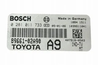 8966102A90 Блок управления двигателем Toyota Corolla E120 Арт e11770814, вид 5