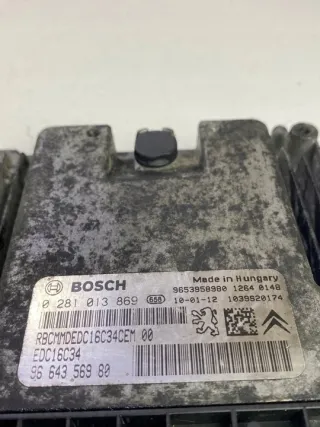 0281013869 9664356980 9653958980 Блок управления двигателем Peugeot Expert 2 Арт e11770549, вид 3