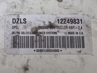 12249831 Блок управления двигателем Opel Astra G Арт e11770404, вид 6