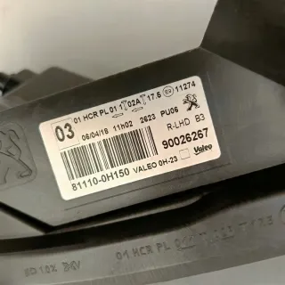 81110-0H150 Фара правая Peugeot 108 Арт e11768185, вид 8