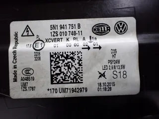 5N1941751B 5N0941329 8K0941597E Фара левая Volkswagen Tiguan 1 Арт e11760206, вид 11